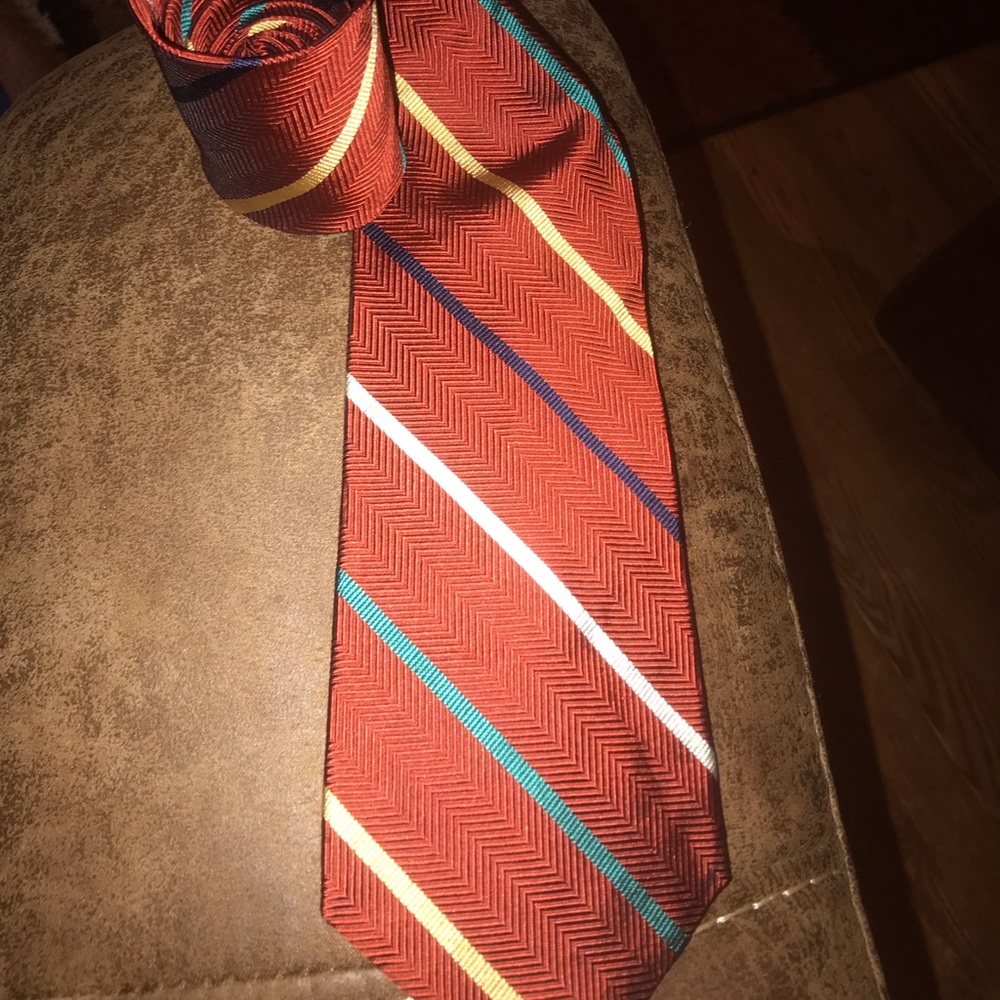 Red neck tie